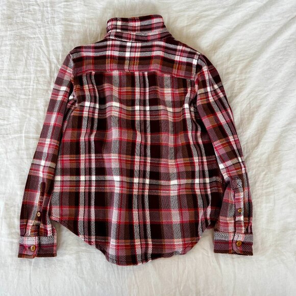 L.L. Bean Plaid Flannel Shirt/Shacket Size Small - Picture 3 of 5